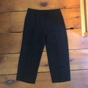 Talbots Capri stretchy black pants, size 4